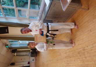 | GEORGE MURPHY RECEIVES 5TH KYU |