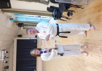 | ELEANOR MURPHY RECEIVES 4TH KYU |