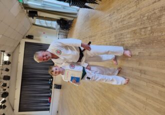 Brody receives his 5th Kyu presentation